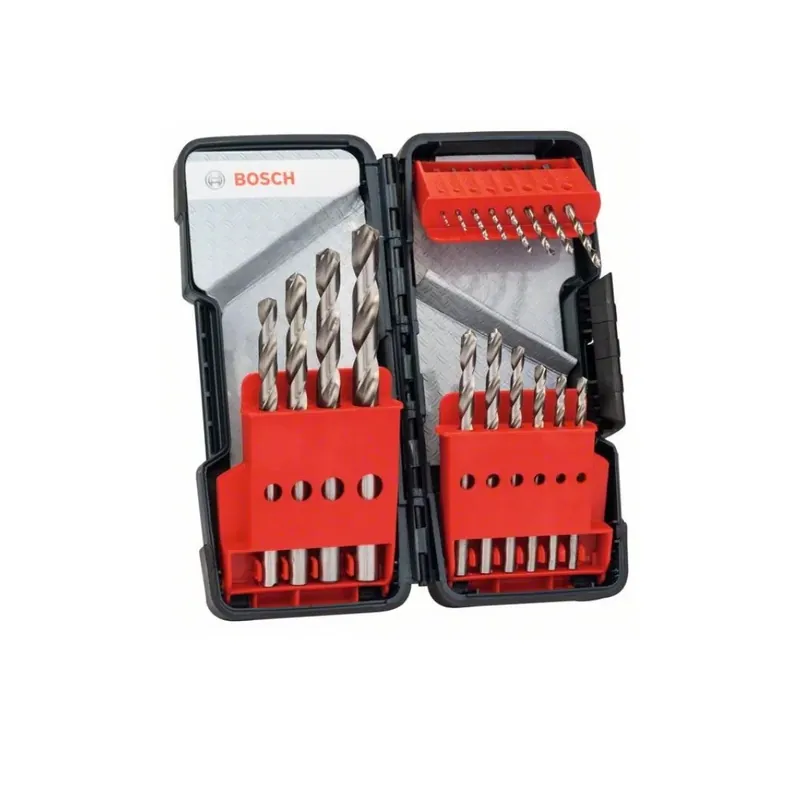 Hoge Kwaliteit SERIE PUNTE BOSCH HSS PER FERRO D.1-10 IN CASSETTA SPECIAL -PROMO-