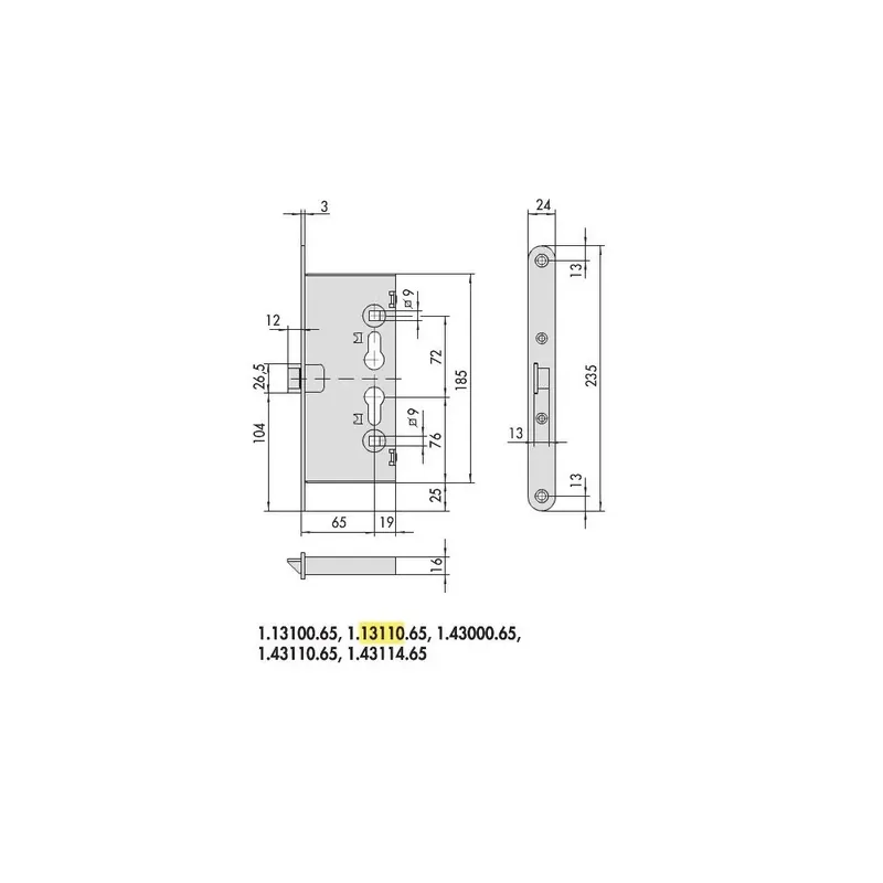 SERRATURA CISA 13110-65-0 ELETTRICA ANTIPANICO Koop Vandaag