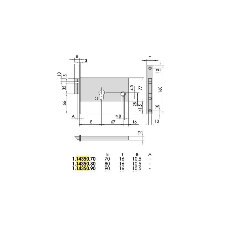 SERRATURA CISA 14350 Korting