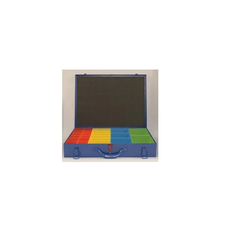 VALIGIA PORTAMINUTERIA IN LAMIERA CON 23 VASCHETTE MM.437X330X68 Fabrieksprijs