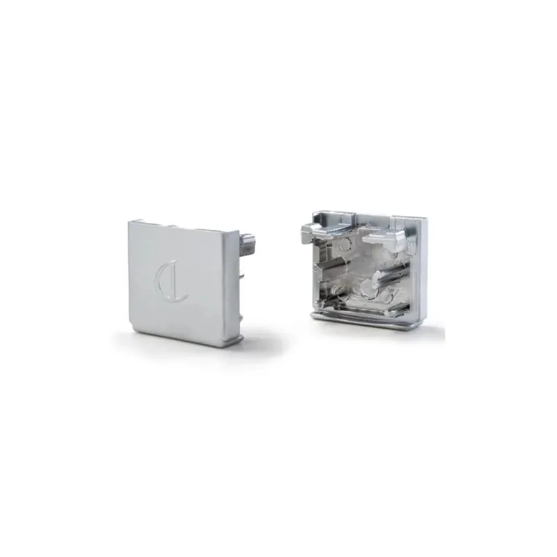 TAPPI DI CHIUSURA PER PROFILO ALLUMINIO TWIG DOMUS LINE - Confez da 2 pezzi -OFFERTA Gratis Retour