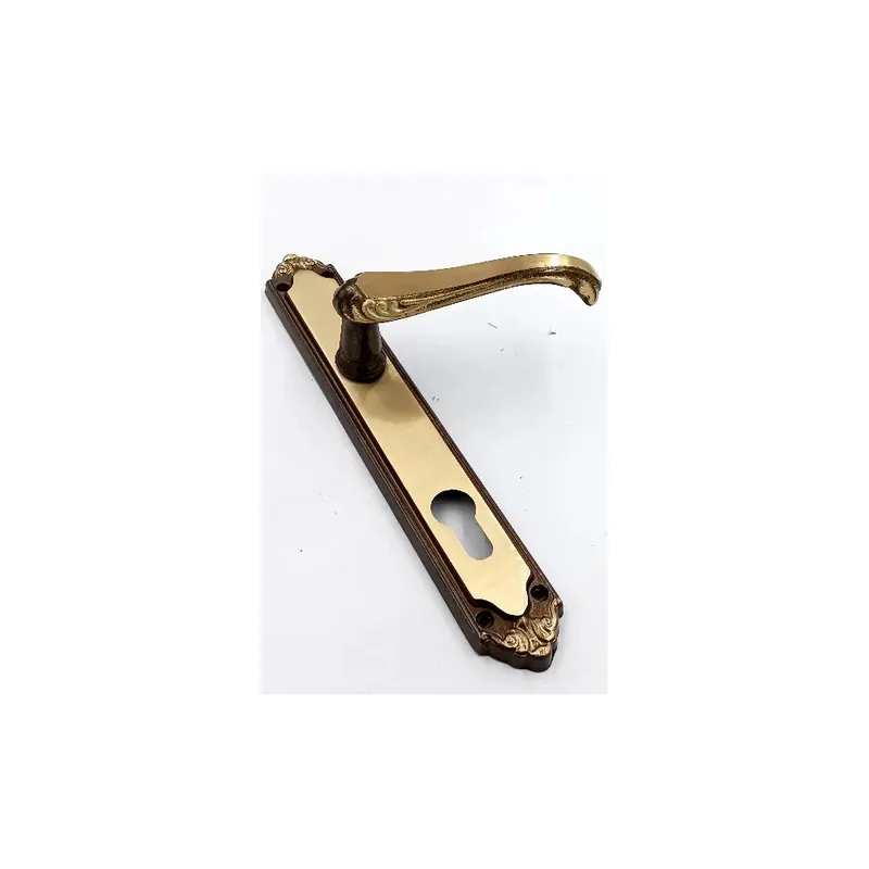 Nu Kopen MANIGLIA GPB LADY PLACCA YALE OTTONE FUME‘