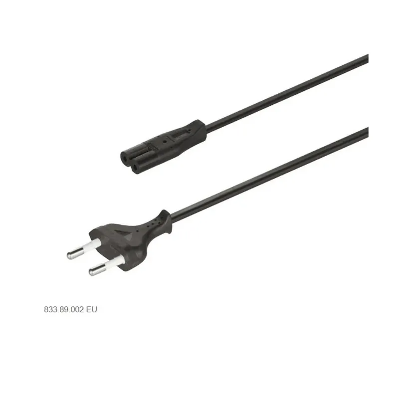 CAVO ALIMENTAZIONE DRIVER HAFELE CON SPINA EU NERO DA MT.2 833.89.002 Gecertificeerd