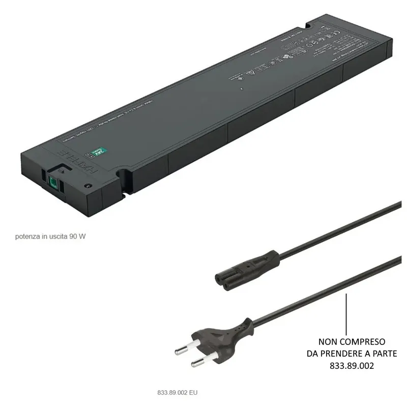 DRIVER PER LED 24Volt 90Watt HAFELE LOOX5 SENZA CAVO E SPINA EU 833.95.011 Seizoensaanbieding