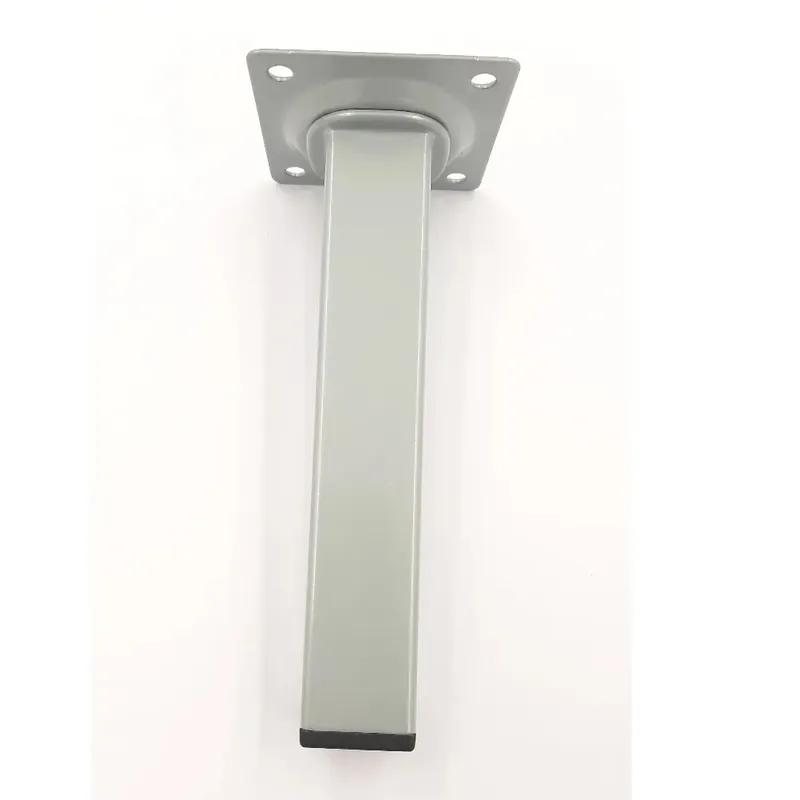 Dagaanbieding PIEDINO QUADRO IN METALLO 25X25 mm GRIGIO
