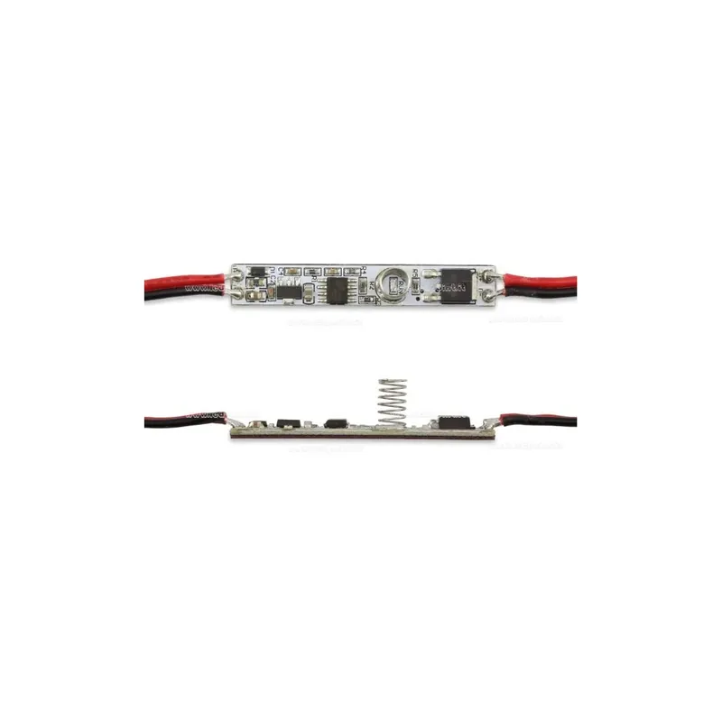 INTERRUTTORE DIMMER CON LED ROSSO DA INSERIRE NEL PROFILO PER LED Lage Prijs