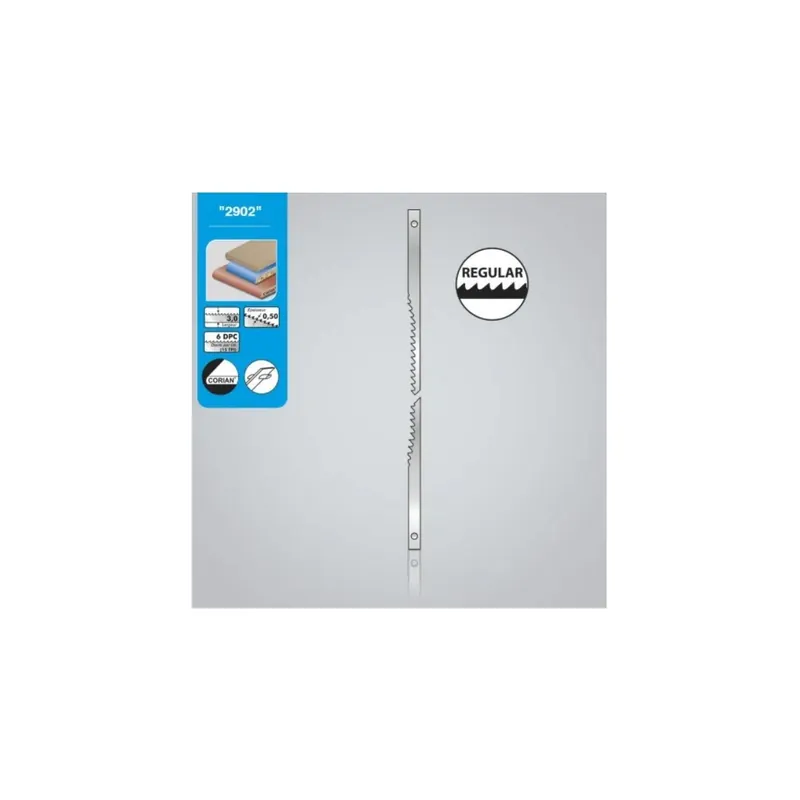 LAME LEMAN PER TRAFORO 15 D/P 127X3X0,50 cod.2902.12 -CONF DA 12 PZ - Exclusieve Aanbieding