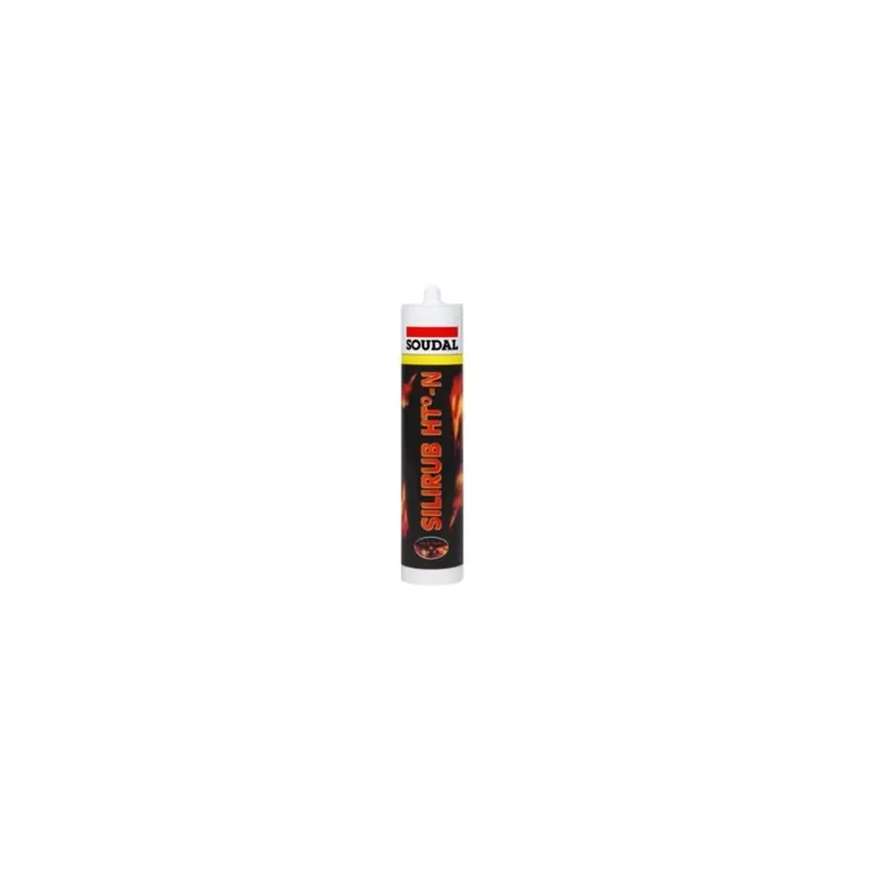 SILICONE SOUDAL ALTE TEMPERATURE NERO 310 ml Voordeelprijs
