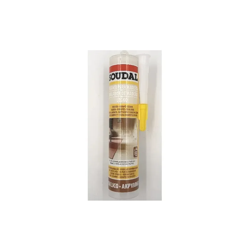 SILICONE SOUDAL ACRILICO / VERNICIABILE BIANCO PERLA 300 ml Betaalbaar