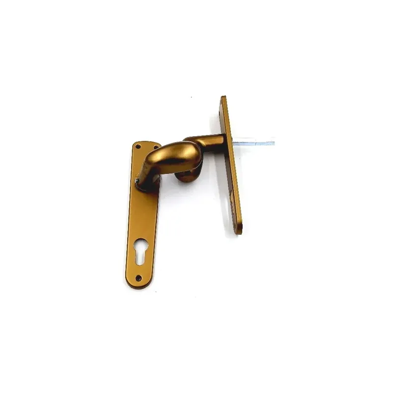COPPIA POMOLO 2008 PLACCA YALE GIREVOLE BRONZO Seizoensaanbieding