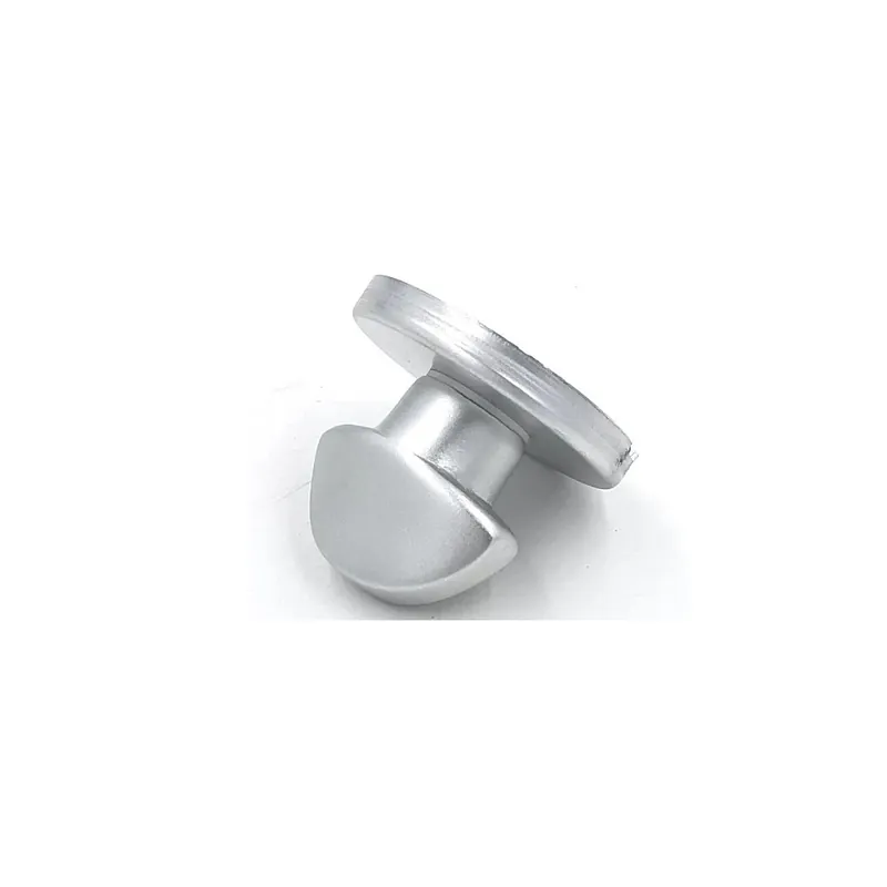 Gereduceerde Prijs POMOLO GPB MEZZALUNA Q8X80 ROSETTA d.50 ALLUMINIO ARGENTO