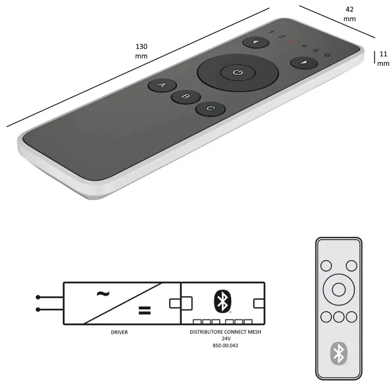 TELECOMANDO BLUETOOTH HAFELE CONNECT MESH 850.00.040 Actieprijs