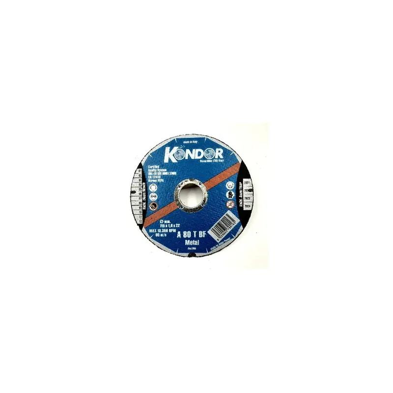 DISCO ABRASIVO KONDOR PER FERRO D.115X1,6X22 mm Koop Online