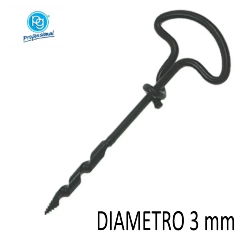 Beperkte Voorraad TRIVELLINO MANUALE PER LEGNO DIAMETRO 3 MM
