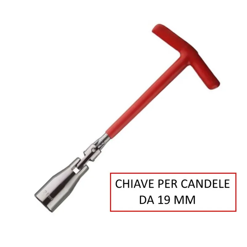 Gereduceerde Prijs CHIAVE A "T" SNODATA PER CANDELE DA 19 MM
