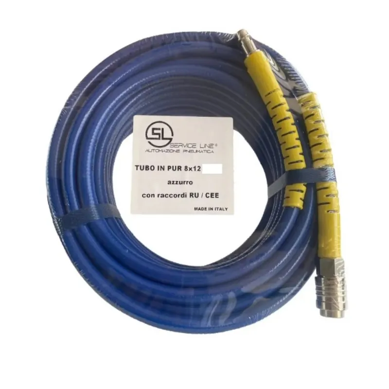 Direct Verzonden TUBO in POLIURETANO D.8x12 mm MT.20 CON ATTACCHI
