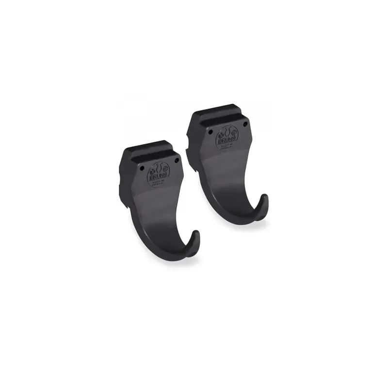 GANCI PLASTICA PER BARRA O MURO BRUNS -A COPPIA - PROMO - Finale Uitverkoop