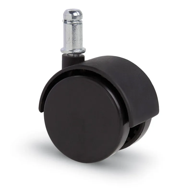 Gereduceerde Prijs RUOTA D.50 PLASTICA NERA PERNO INNESTO ART.164N