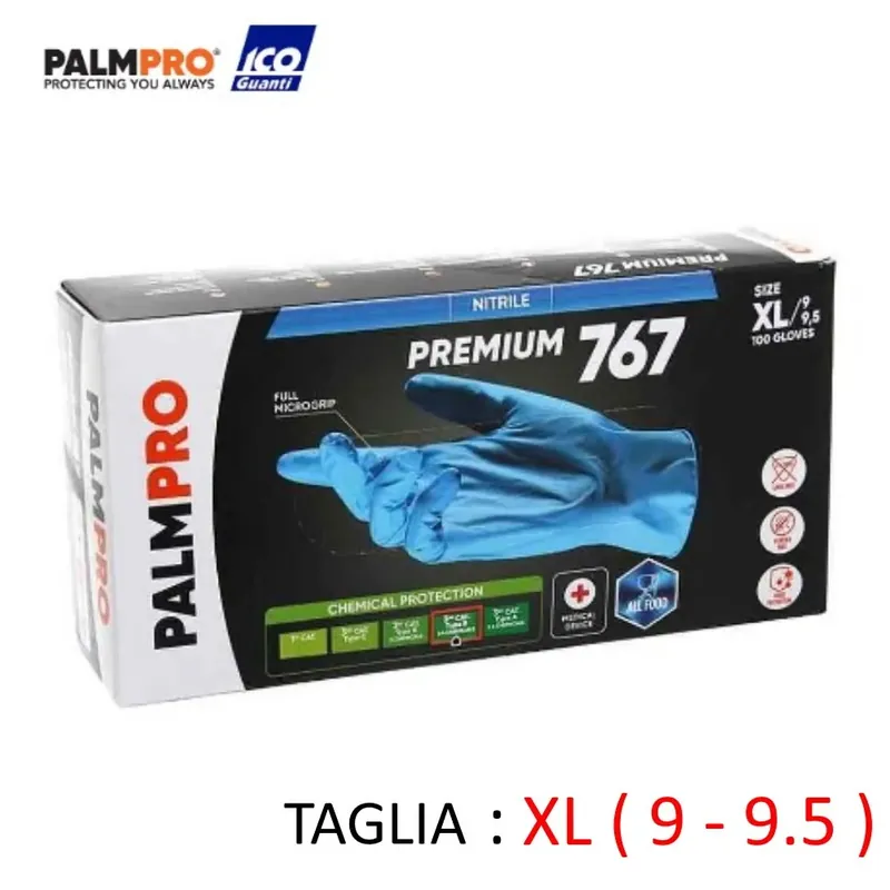GUANTI NITRILPRO TG.XL 9-9,5 - CONFEZIONE DA 100 PZ- OFFERTA Nu Kopen