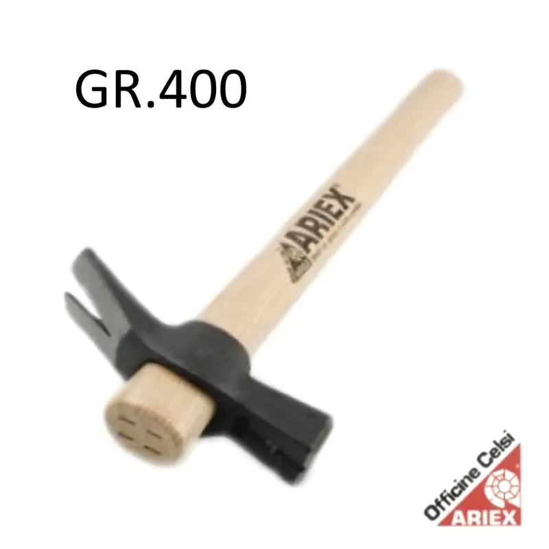 MARTELLO CARPENTIERE GR.400 CON MANICO IN LEGNO Populair