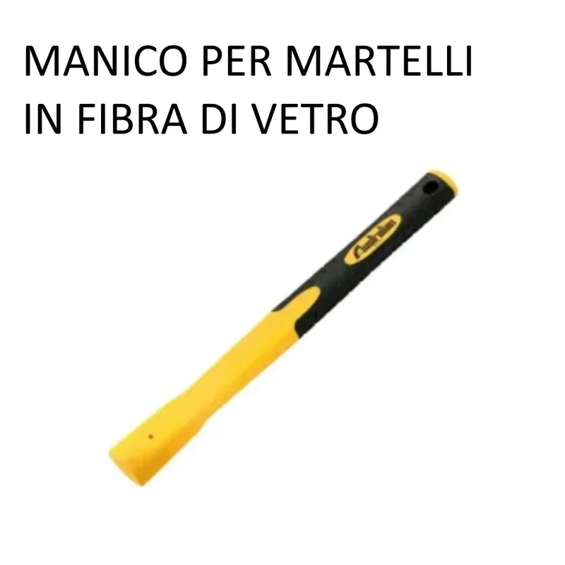 Laatste Versie MANICO PER MARTELLI IN FIBRA CON IMPUGNATURA GOMMA
