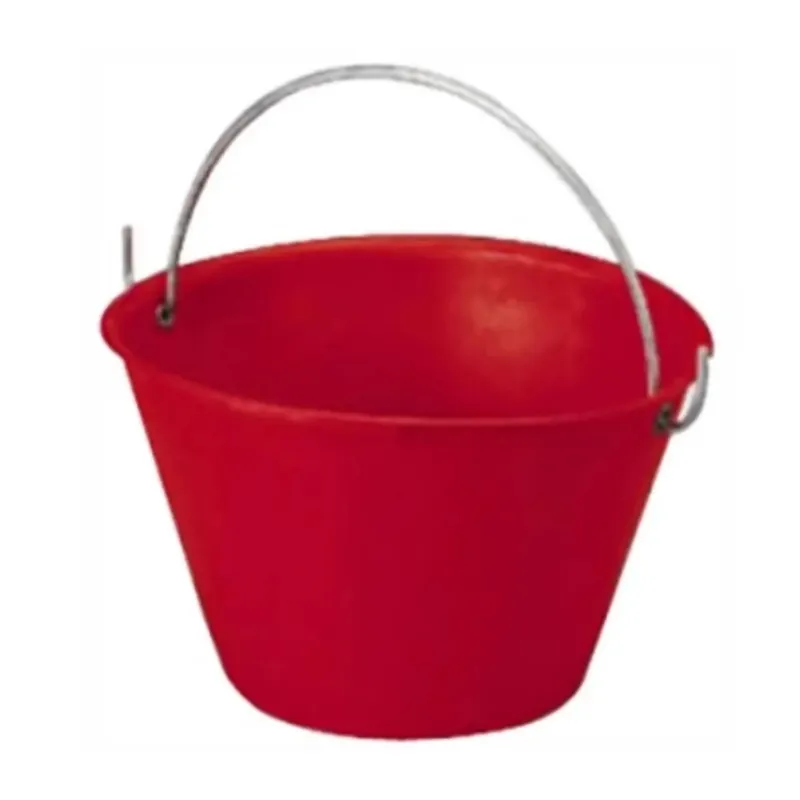 SECCHIO PER MURATORE IN POLIETILENE ROSSO 14 LITRI Op = Op