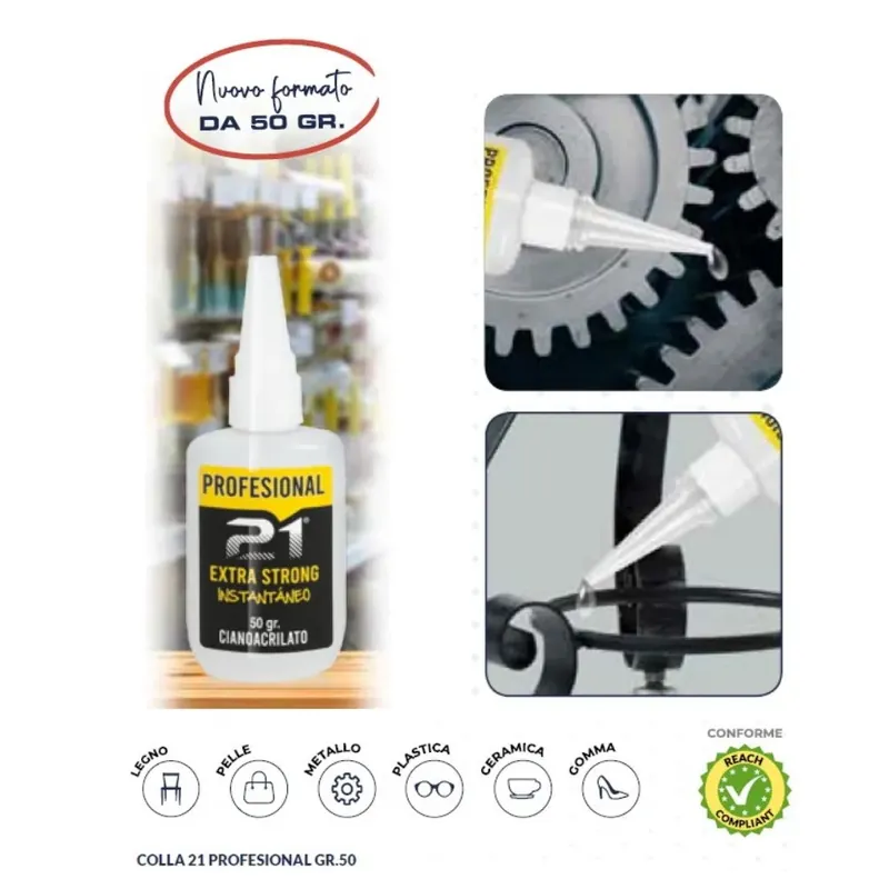 Speciale Aanbieding Colla 21 Cianoacrilica Adesivo Istantaneo Universale 50gr – Miglior Prezzo
