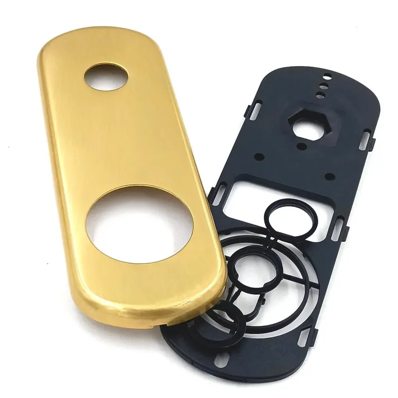 Merkproduct PLACCA DIERRE ESTERNA LUNGA PER DEFENDER D.42 OTTONE LUCIDO