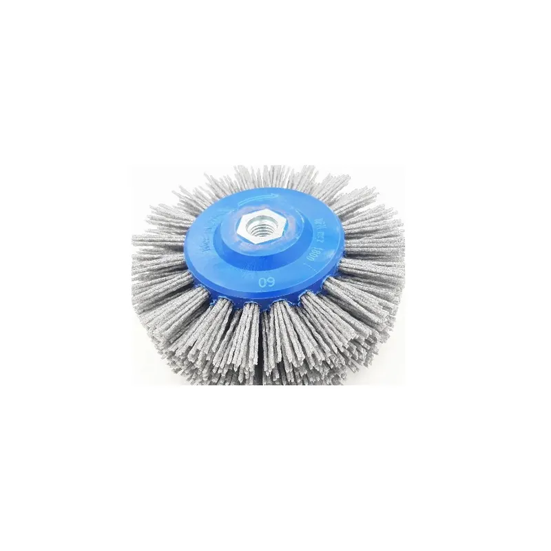 SPAZZOLA CIRCOLARE IN NYLON D.140x50 mm M14 Gr.60 Fabrieksprijs