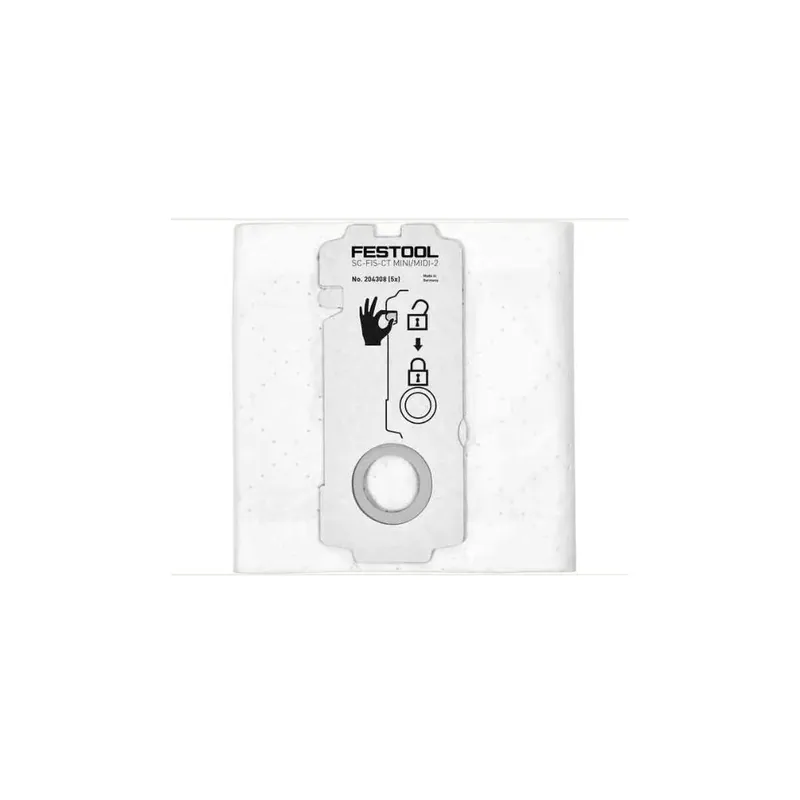 Hete Deal SACCHETTI FILTRO FESTOOL PER CTL MIDI (MODELLO 2019) Confez da 5