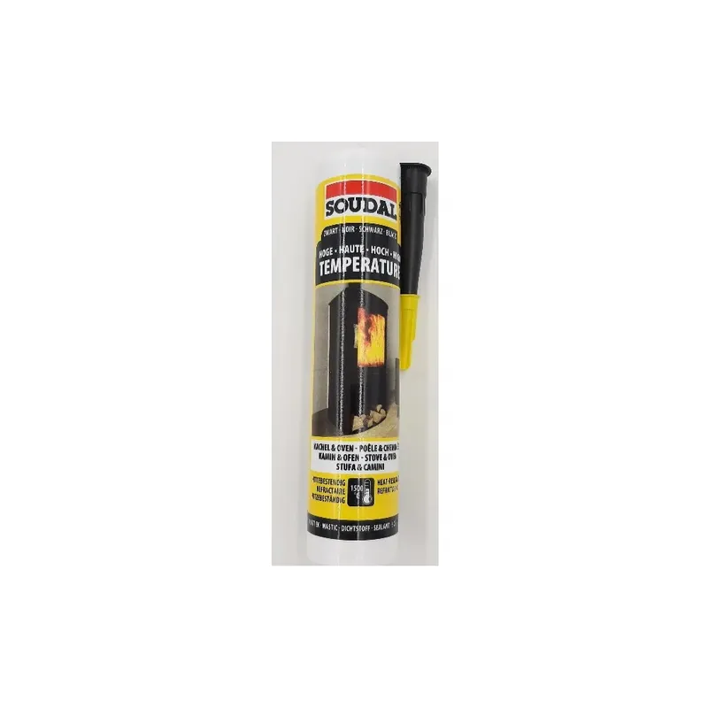SILICONE SOUDAL REFRATTARIO 1500° NERO 290ml Lage Kosten