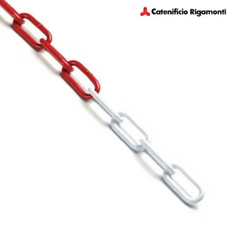 CATENA METALLO BIANCO - ROSSA Korting