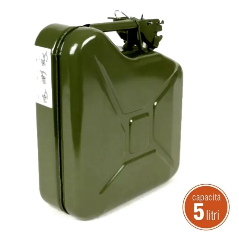 Betrouwbaar TANICA PER CARBURANTI IN METALLO 5 LITRI