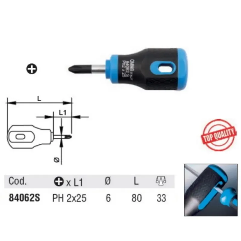 CACCIAVITE OMMA "NANO" CROCE PH 2 X 25 MM Shop Nu