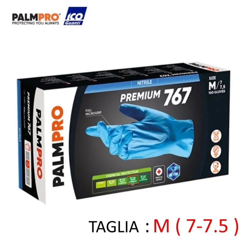 GUANTI NITRILPRO TG.M 7-7,5 - CONFEZIONE DA 100 PZ -OFFERTA Express Levering