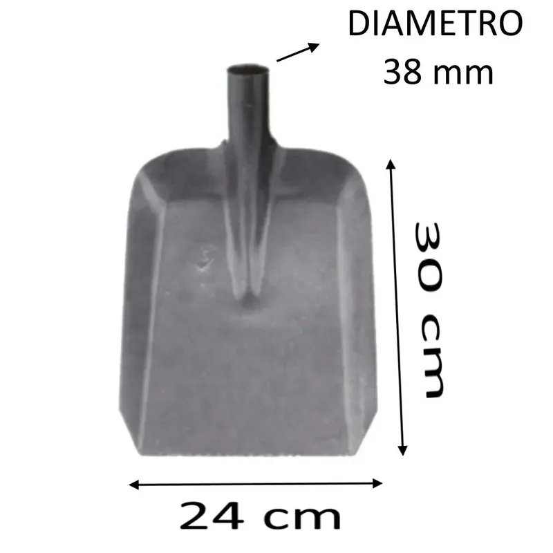 PALA PER CARBONE SENZA MANICO Snelle Levering