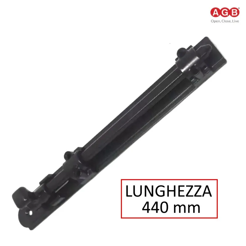 Betrouwbaar Catenaccio AGB Abaco Verticale Nero Lunghezza 440mm