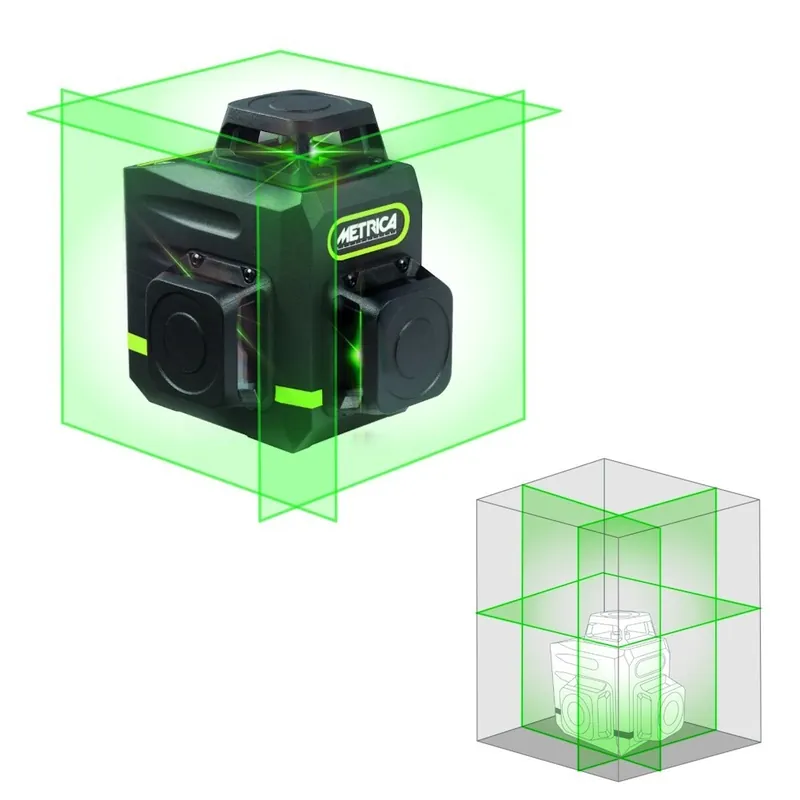 Veilige Betaling LIVELLA LASER METRICA 3D GREEN MINI SIZE - RAGGI VERDI 60845 -PROMO -