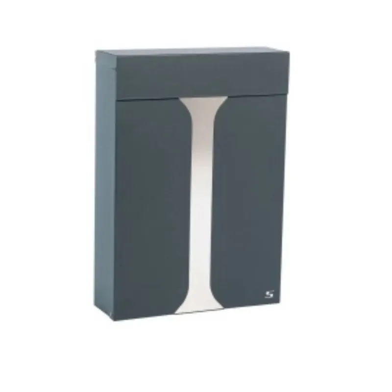 CASSETTA POSTALE S23 LAMIERA GRIGIO COVER INOX Gratis Retour