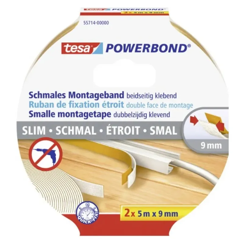 Voordeelprijs BIADESIVO STRETTO TESA 55714 MM 9 X 5 MT (2 PZ)