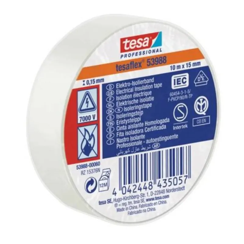 Op = Op NASTRO ISOLANTE TESA MM 19 X 25 MT BIANCO