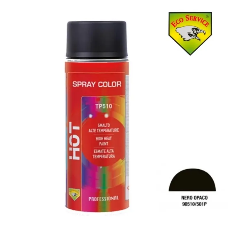 Tijdelijk Beschikbaar VERNICE SPRAY ALTA TEMPERATURA NERO OPACO