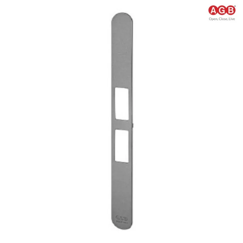 Veilige Betaling FRONTALE COPERTURA MM. 196 X 18 CROMATO OPACO PER SERRATURA AGB TOUCH