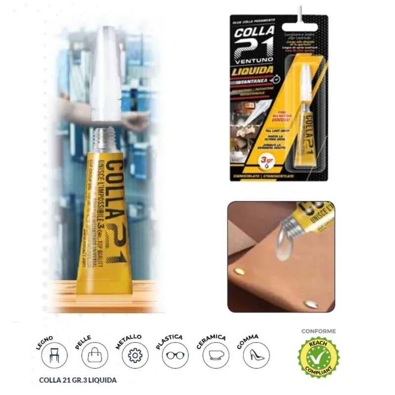 Weekendaanbieding COLLA 21 CIANOACRILITO BLISTER 3 GR. OFFERTA