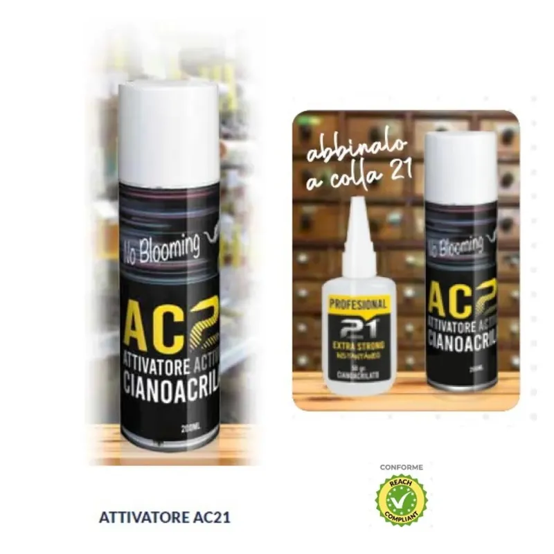 Betrouwbaar ATTIVATORE COLLA 21 CIANOCRILATO AC21 BOMBOLETTA ML.200 - OFFERTA