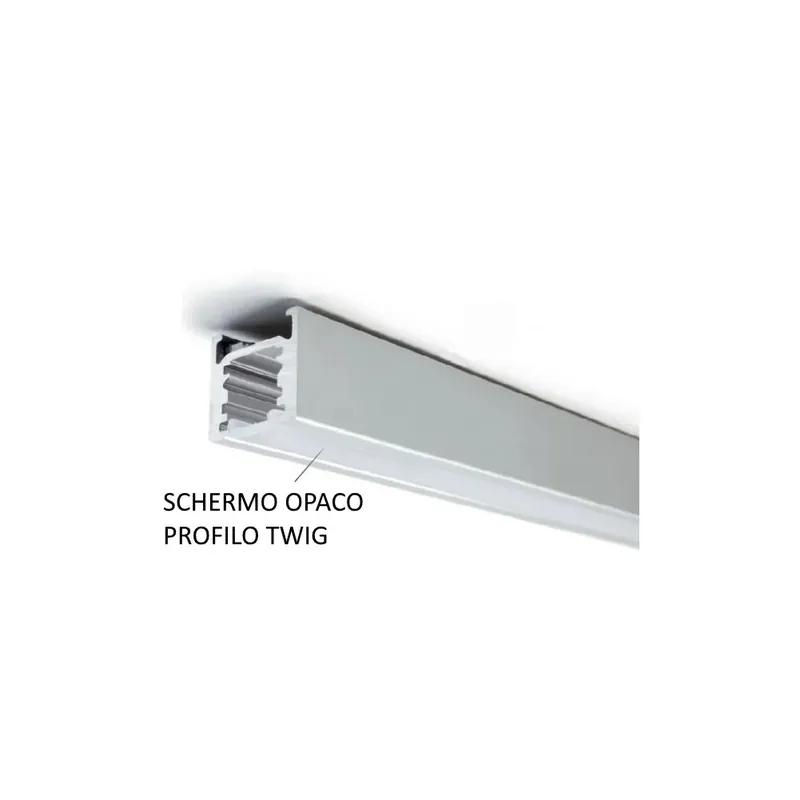 Uitverkoop SCHERMO OPACO PER PROFILO ALLUMINIO TWIG L.3000 MM DOMUS LINE OFFERTA