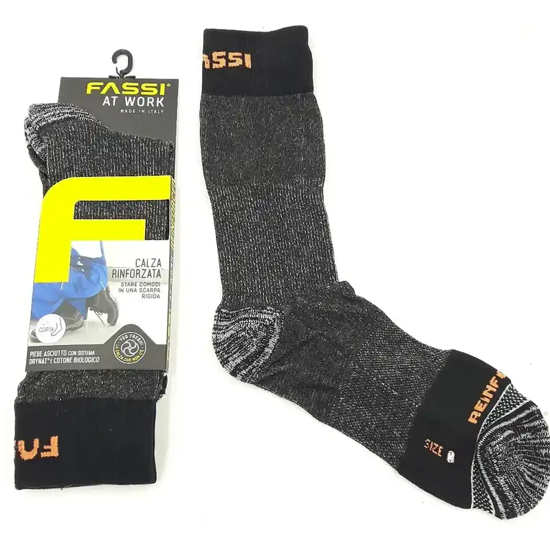 CALZA FASSI CORTA RINFORZATA DRYNAT 43/46 -PROMO Seizoensaanbieding