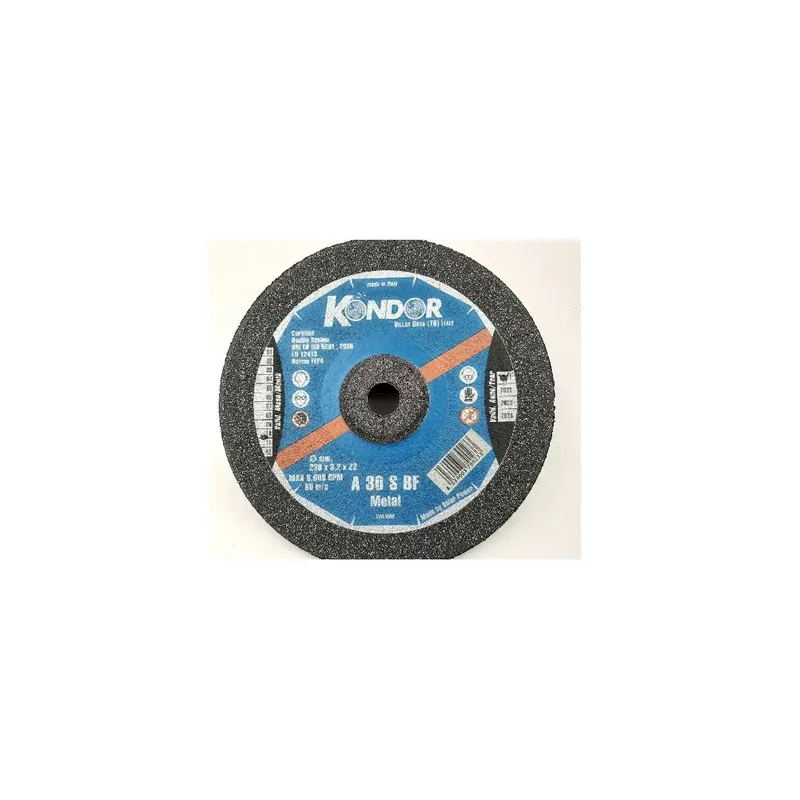 Meest Verkocht DISCO ABRASIVO KONDOR PER FERRO D.230X3,2X22 mm