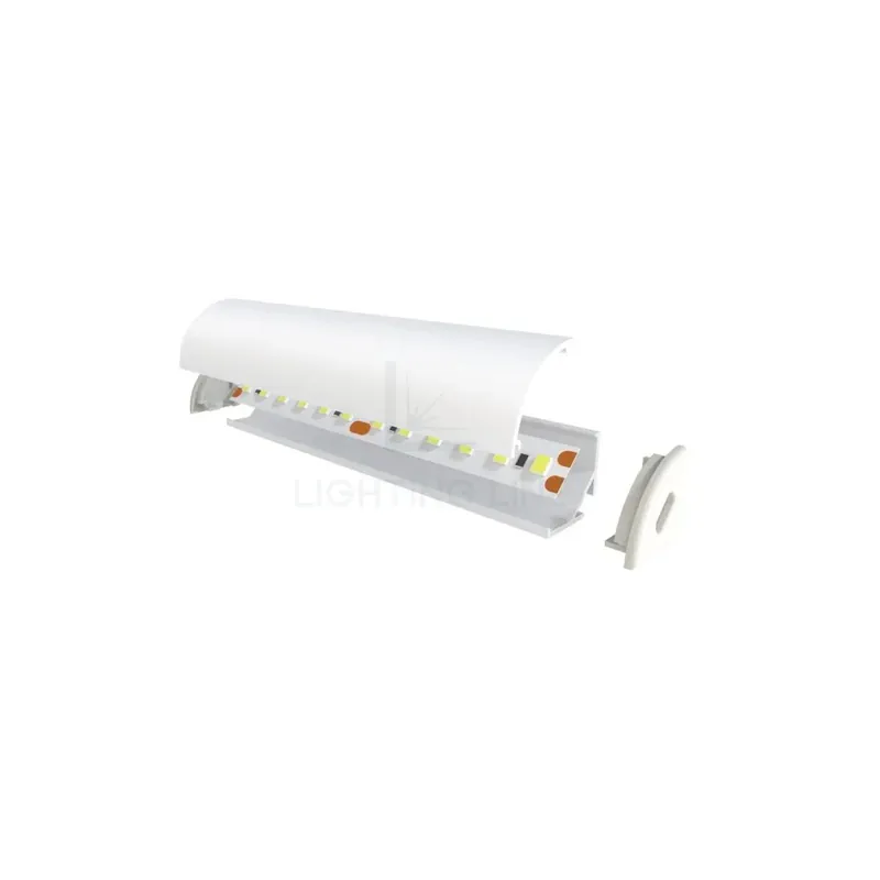 Express Levering PROFILO PER LED ANGOLARE CON COPERTURA OPACA BARRA DA 3 MT.
