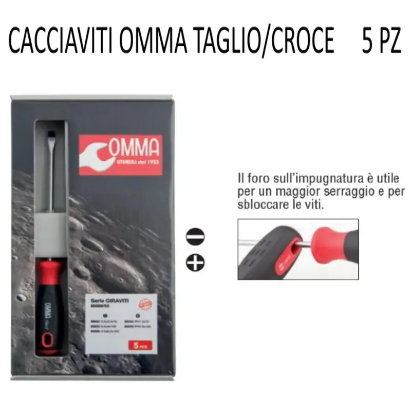 Bestel Nu SERIE CACCIAVITI OMMA ( 5 PZ ) -OFFERTA-